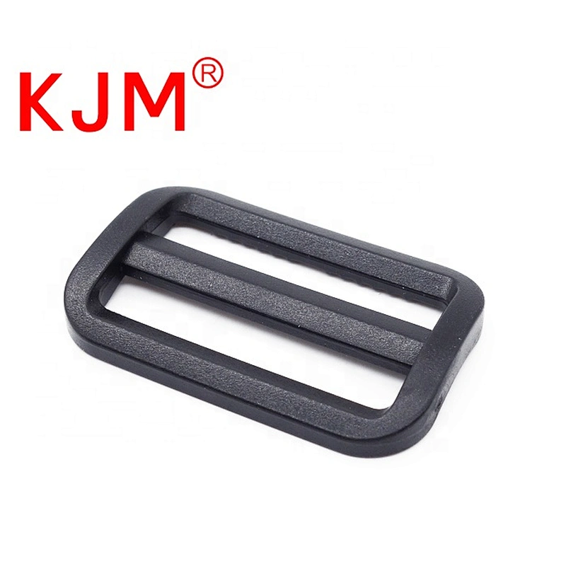 China Factory Non-slip Plastic Strap Tri-glide Buckle for Backpack Webbing