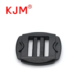 KJM Original Factory 25mm Plastic Double Regulation Strap Adjuster Ladder Lock Buckle Backrest Clip for Baby Carriage