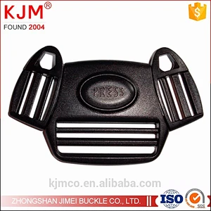 KJM POM quick release buckle plastic 5 way stroller buckles black direct factory price