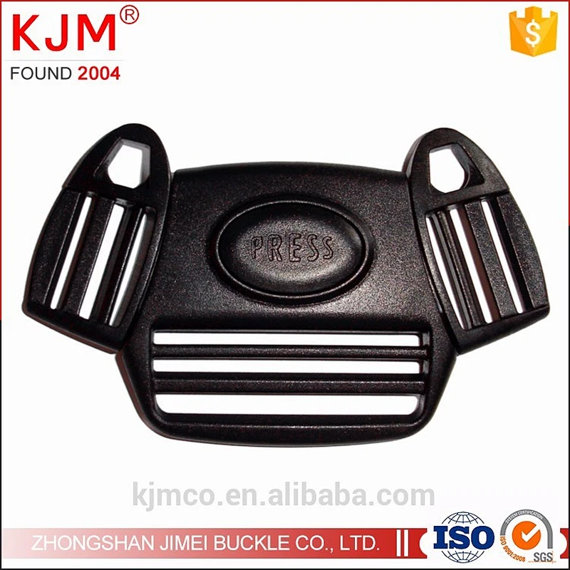 KJM POM quick release buckle plastic 5 way stroller buckles black direct factory price