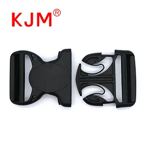 KJM Cheap Price Plastic Side Release Buckle Clasp Clip Buckle for School Bag