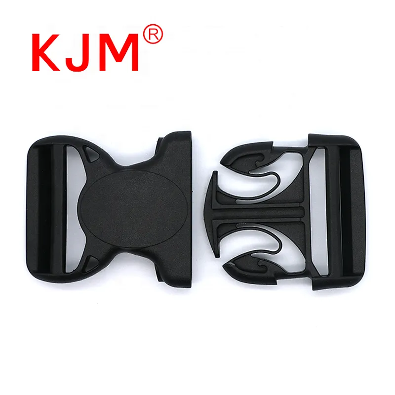 KJM Cheap Price Plastic Side Release Buckle Clasp Clip Buckle for School Bag