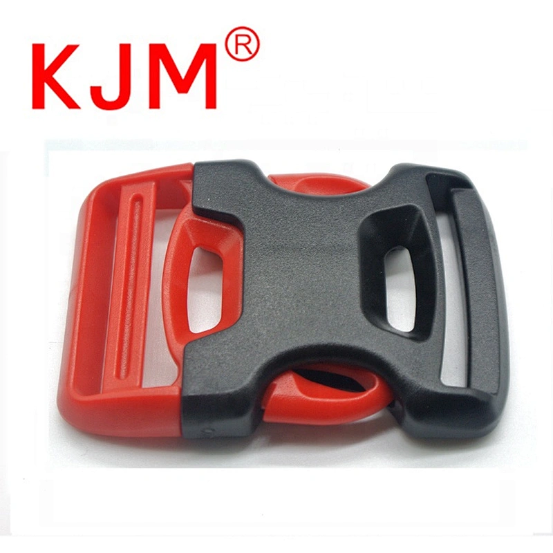 KJM 38mm Plastic Side Release Adjustable Strap Buckle for Military Tactical Cycling Climbing Backpack