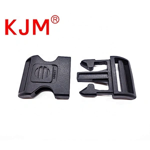 China Factory Curved Plastic Quick Side Release Buckle for Pet Chest Back