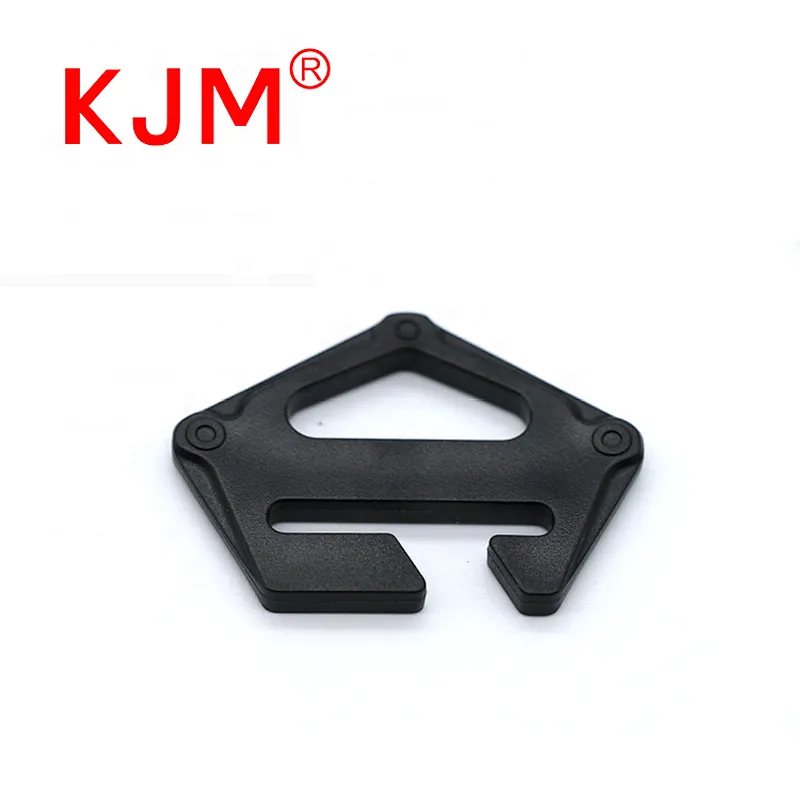 KJM  Eco-friendly Plastic Triangle Tri Glide Slide Buckle for Backpack Bag