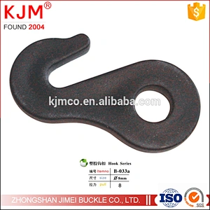 Wholesale Plastic J-shape Flat Hook for Backpack
