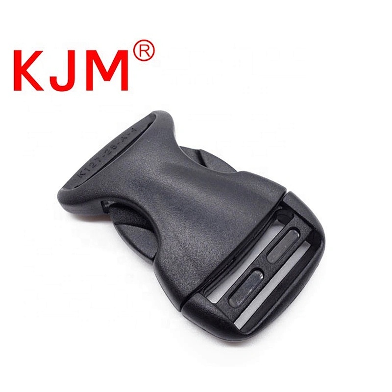 KJM adjuster buckles Black custom POM plastic side release buckle for camera straps