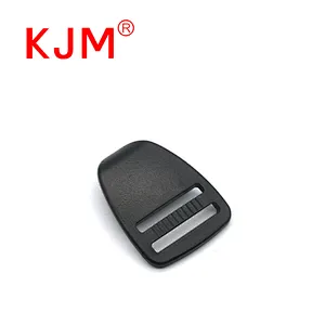 KJM High Quality Camping Backpack School Bag Accessories Black 25mm Webbing Plastic Snap Hook