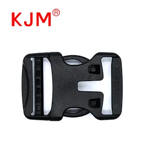 KJM Adjustable Shoulder Strap Side Release Plastic Buckle for Camping Hiking Backpack
