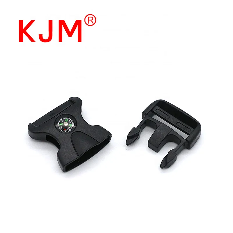 KJM Side Release Compass Survive Buckle Clasp for Climbing Backpack