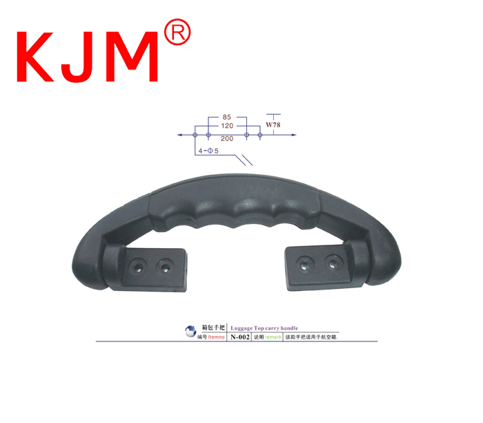 POM Durable Non-slip Suitcase Handle for Luggage Carrier