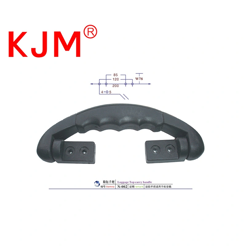 POM Durable Non-slip Suitcase Handle for Luggage Carrier