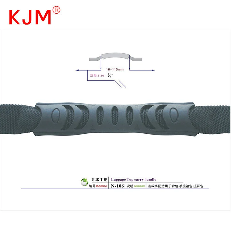 Made in China Backpack camera bag strap handle plastic handles for handbags