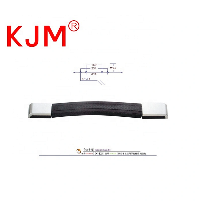 Wholesale Zinc Alloy Metal Carrying Handle for Trolley Case or Business Bag