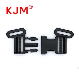 KJM Double Adjustable Quick Side Release Plastic 4 Way Buckle for Baby Stroller