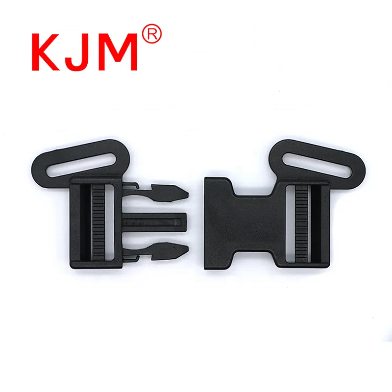 KJM Double Adjustable Quick Side Release Plastic 4 Way Buckle for Baby Stroller