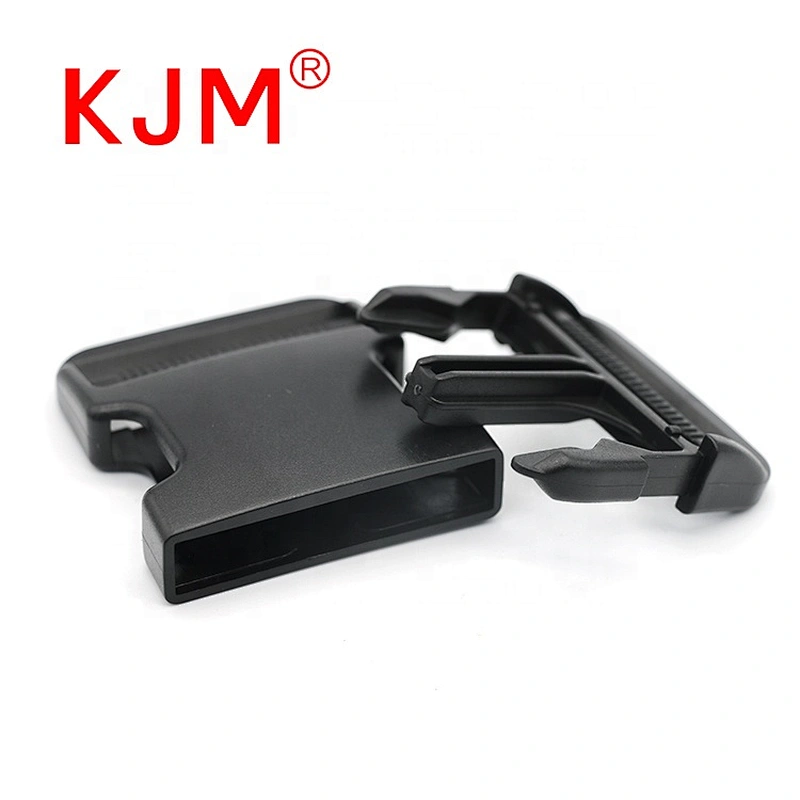 KJM Custom Logo Nylon Carry On  Luggage Strap with Adjustable Side Release Buckle