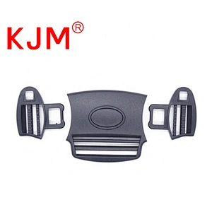 KJM 5 Point Plastic Strap Buckle Safety Harness with Belt Hook For Baby Stroller Pram Child Highchair