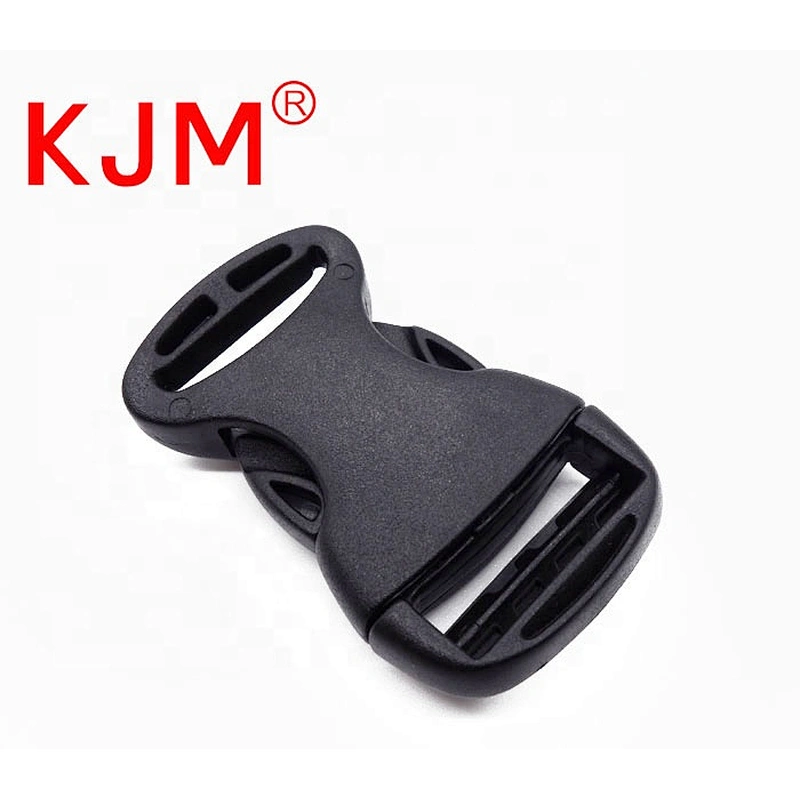 KJM adjuster buckles Black custom POM plastic side release buckle for camera straps