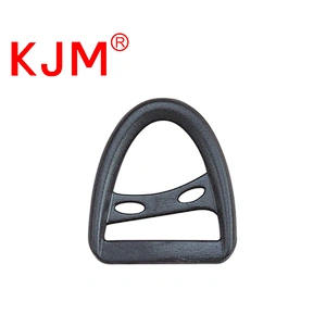 Fashion 1 inch plastic buckle d ring for backpack