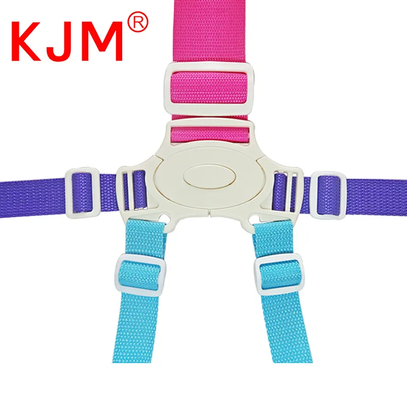 Customized hot sale kids safety seat belt five-point safe belt 5 point buckle for baby pram/stroller
