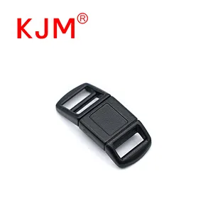 Customized Logo 10mm Plastic Curved Breakaway Safety Buckle for Cat Collar