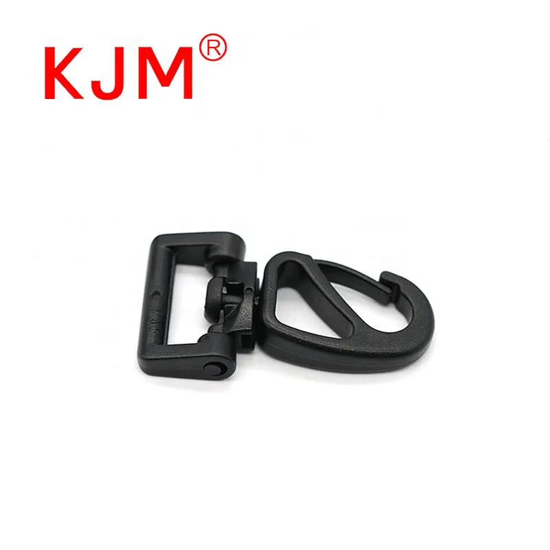 Bag Clasps Lobster Swivel Trigger Clips Bag G Hook Plastic Snap Hook Black Swivel Clip