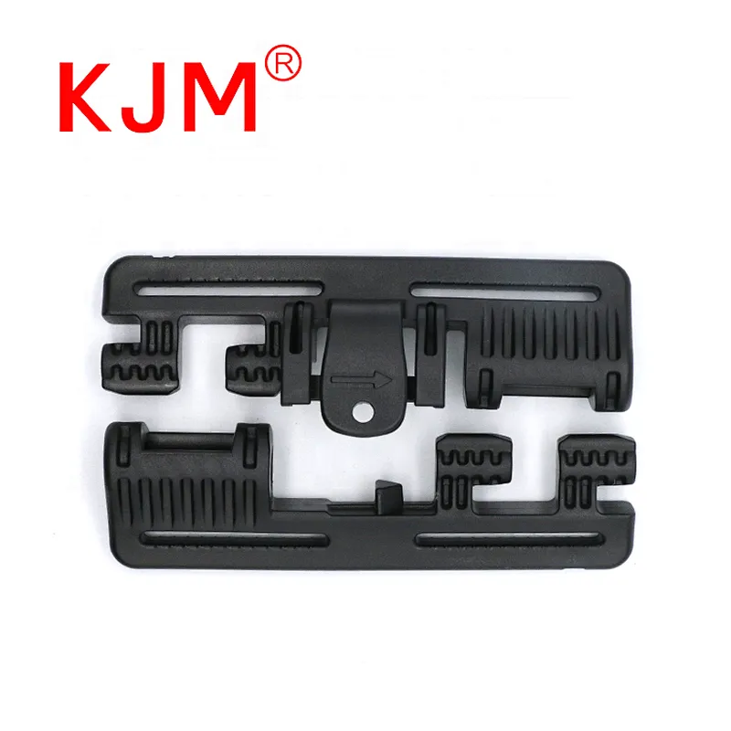 KJM Factory Price Plastic Side Release Utility Buckle Clasp Ladder Lock Adjuster for Military Tactical Vest