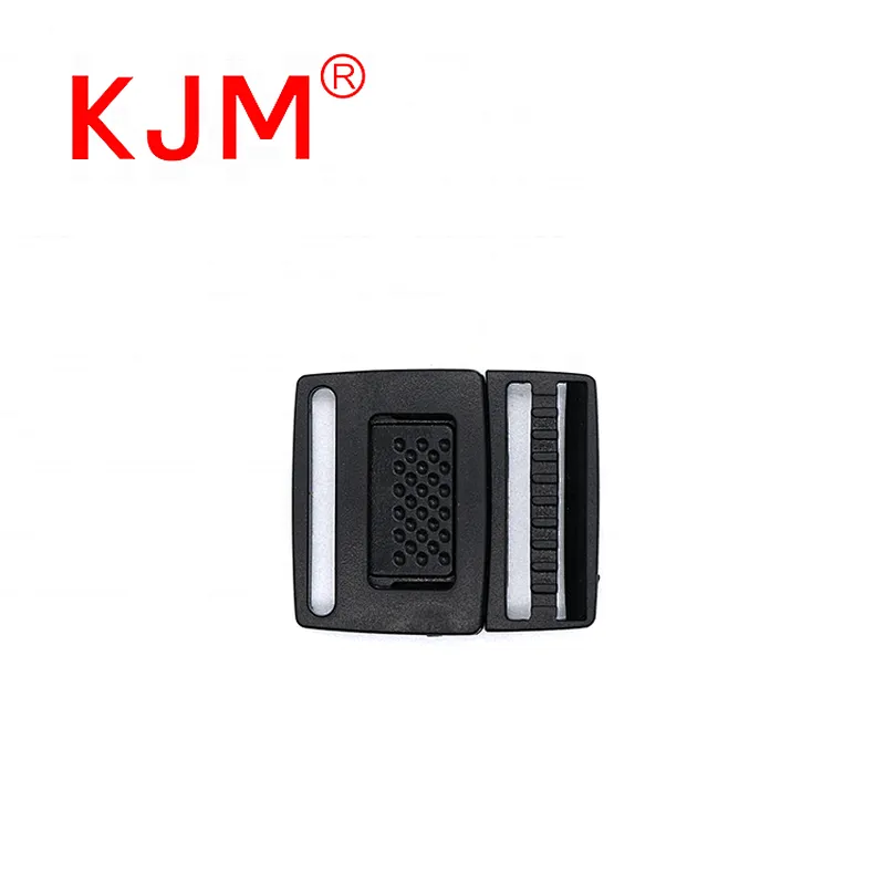 High Quality Light Black Plastic Quick Front Release Buckle for Luggage