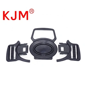 KJM 3 Point Adjustable Centre Release Harness Safety Buckle for Baby Stroller