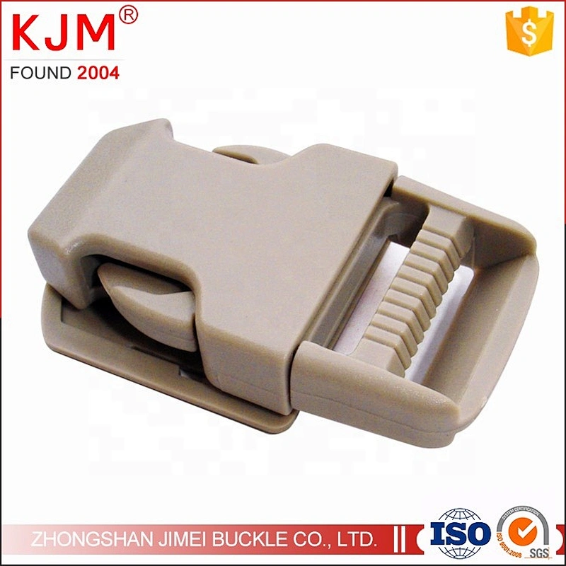KJM wholesale black custom POM plastic strap belt buckle for backpack camera bag