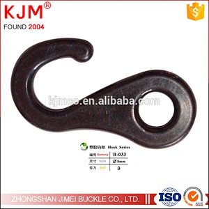 Wholesale Plastic J-shape Flat Hook for Backpack