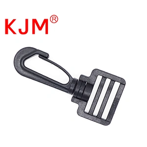 KJM 20mm Plastic Swivel Snap Hook Clips for Travel Backpack