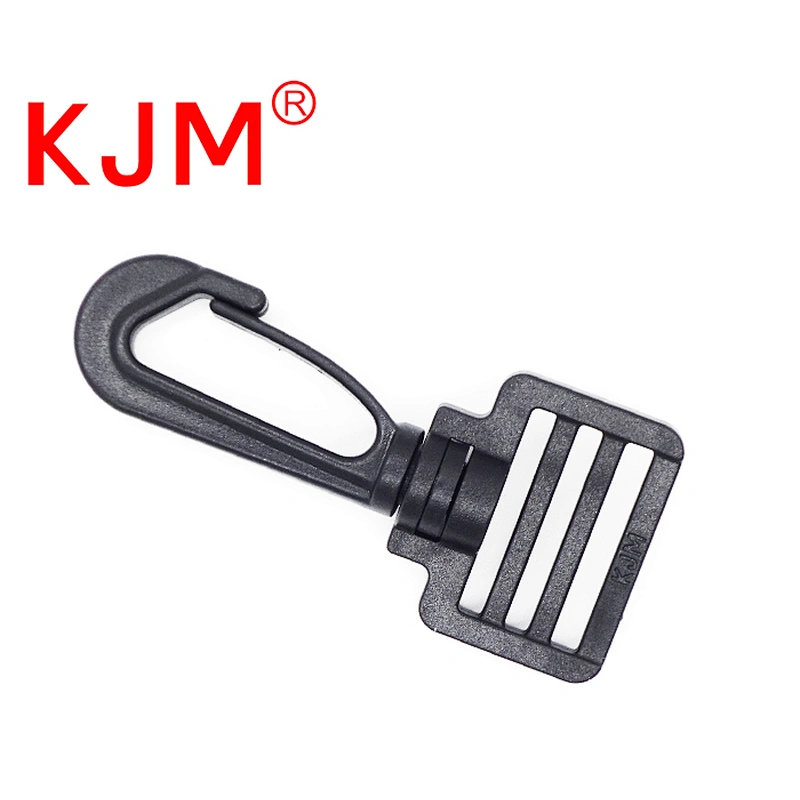 KJM 20mm Plastic Swivel Snap Hook Clips for Travel Backpack
