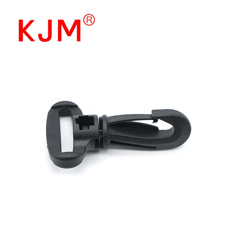 KJM strong plastic safety harness swivel snap hook for baby pushchair