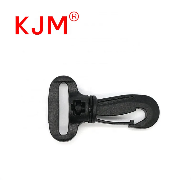KJM strong plastic safety harness swivel snap hook for baby pushchair