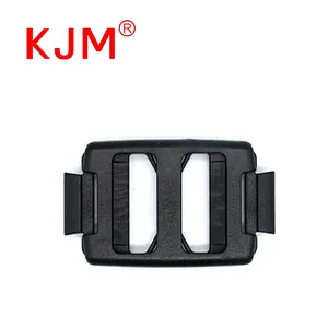 KJM 25MM Adjustable Strap Ladder Lock Tension Buckle Spring Snap Clip for Backpack