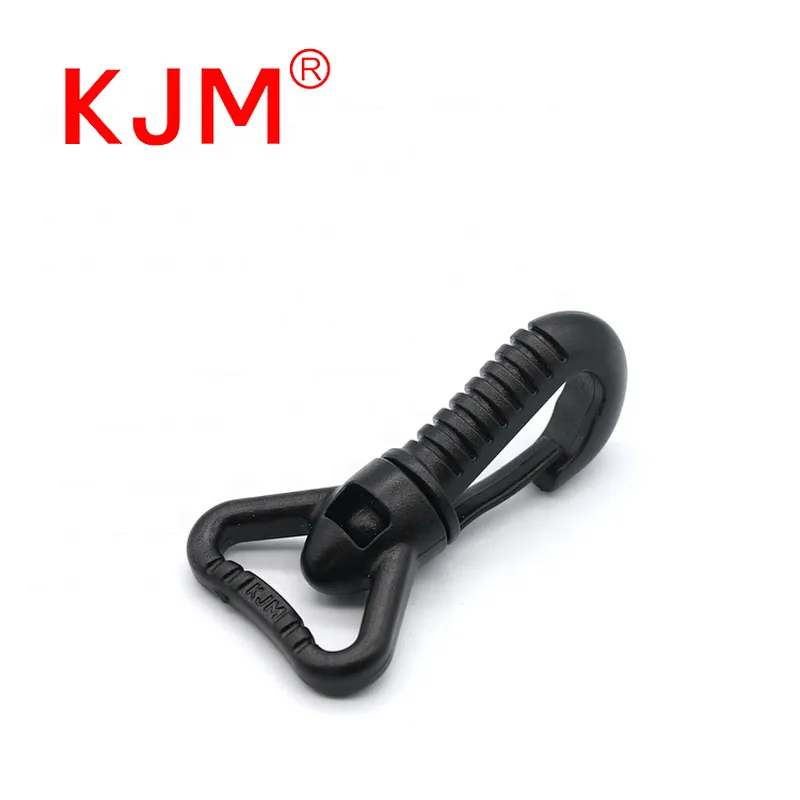 KJM Heavy Duty Backpack Accessories 1 Inch Plastic Swivel Snap Hook for Climbing Bags