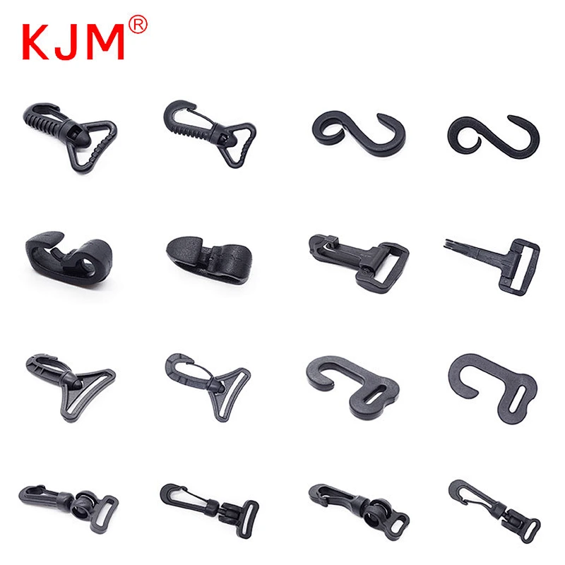 Factory OEM POM snap clip hooks strap belt hooks rotary plastic swivel snap buckle hook