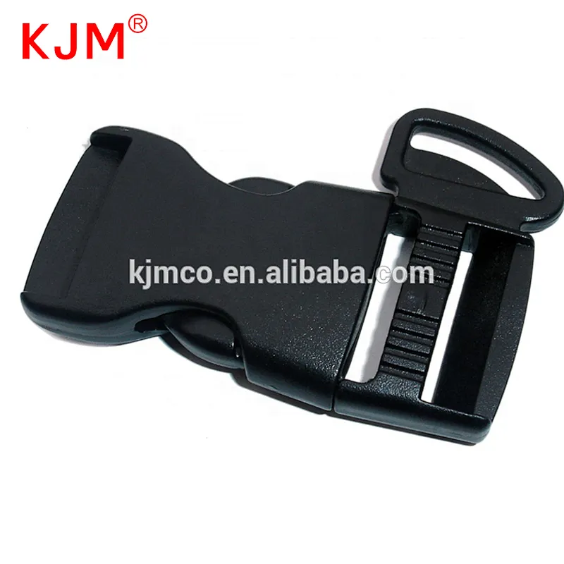 KJM 25mm Quick Side Release Buckle with Loop for Travel Backpack Travel Buckle