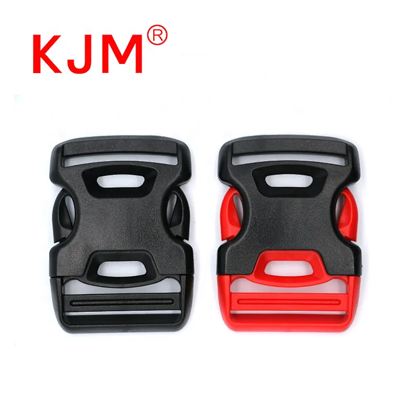 KJM 38mm Plastic Side Release Adjustable Strap Buckle for Military Tactical Cycling Climbing Backpack
