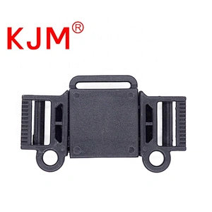 KJM Customized Logo 5 Point Center Release Plastic Harness Safety Buckle Clip for Stroller Baby Pram