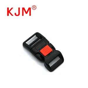 KJM OEM POM Side Release Plastic Buckle with Lock for Hard Hat