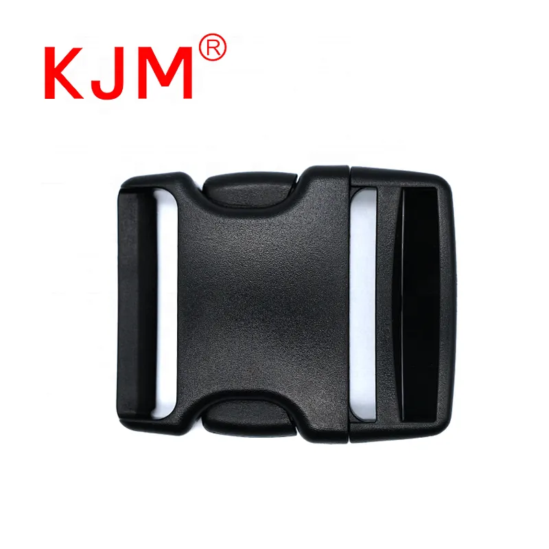 KJM Customized 50mm Adjustable Strap Quick Plastic Side Release Buckle for Backpack
