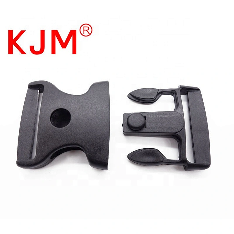 Strong plastic POM insert buckle for backpack strap with lock
