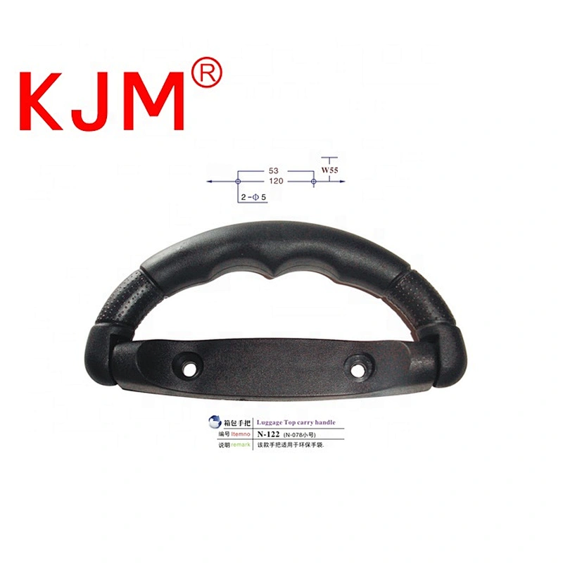 120mm small size plastic top carry handle for luggage N-122
