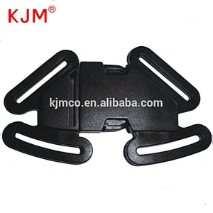KJM High Quality 4 Point Safety Strap Side Quick Release Plastic Buckle 38mm for Baby Carrier Kid Chair