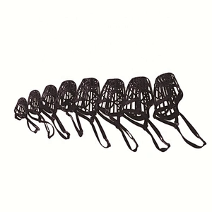 KJM China Factory Adjustable Safety PE Plastic Breathable Barking  Dog Muzzle