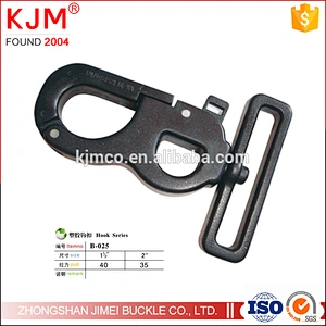 Plastic hook backpack webbing accessories swivel snap hook
