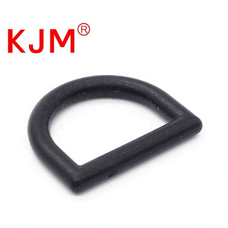 Bag accessories plastic black centering d-ring